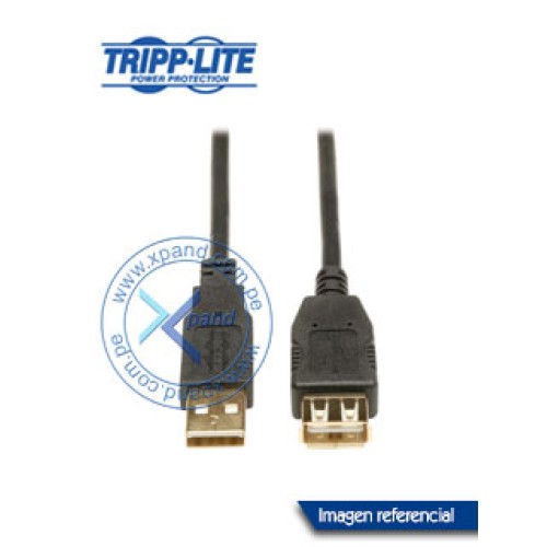 CABLE EXTENSIÓN TRIPP-LITE U024-006, USB 2.0 DE ALTA VELOCIDAD (A M/H), 1.83 MTS.