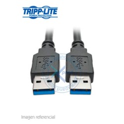 CABLE USB 3.0 TRIPP-LITE U320-006-BK, NEGRO, SUPERSPEED, A/A, 1.83 MTS, 28/24 AWG. CABLE USB 3.0 TRIPP-LITE U320-006-BK, NEGRO, SUPERSPEED, A/A, 1.83 MTS, 28/24 AWG.