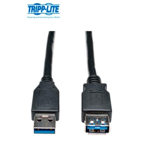 CABLE DE EXTENSIÓN USB 3.0 SUPERSPEED - USB-A A USB-A, M/H, NEGRO, 91 CM 3 PIES