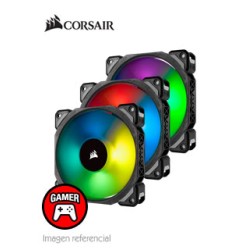 FAN CORSAIR ML120 PRO RGB LED, 12 CM, 1600 RPM, 13.2 VDC, 4 PINES, PWM CONTROL.P