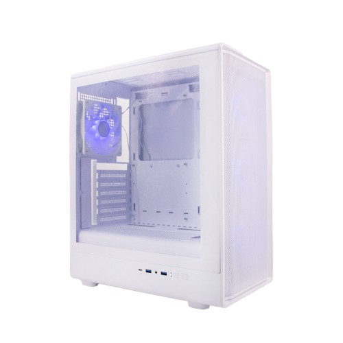 CASE SIN FUENTE GAMER TEROS TE-1329G, ITX, M-ATX,ATX, 3.5 Y 2.5, BLANCOARMA TU