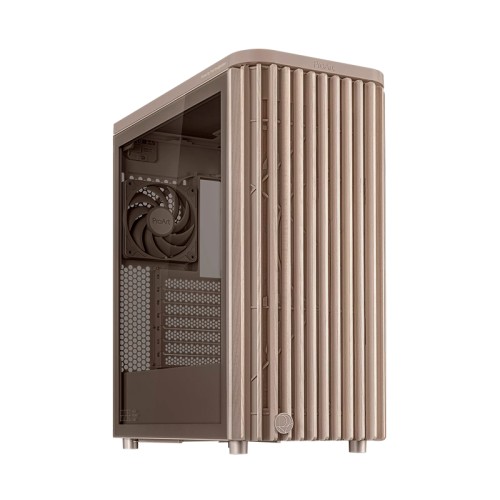 CASE ASUS PROART PA401 WOOD EDITION BEIGE - TEMPERED GLASS PANELMOTHERBOARD - FA