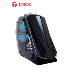 CASE GAMER TEROS TE-1314G, MID TOWER, USB 3.0 / USB 2.0, AUDIO, VENTILADOR ARGB, NEGR