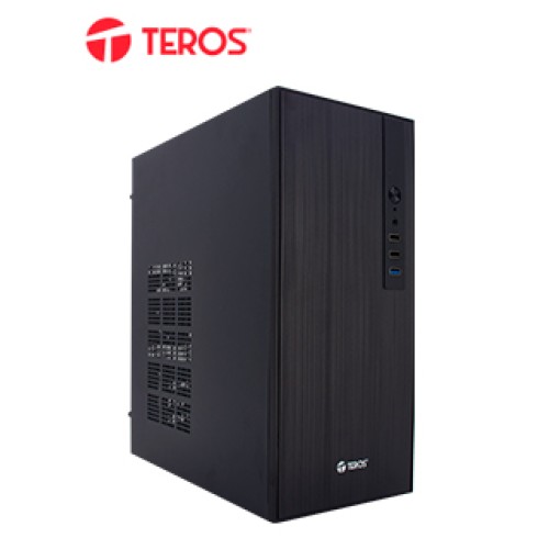 CASE TEROS TE-1034S, MINI TOWER ATX, 250 W, USB 3.0 / 2.0, AUDIO HD, NEGROPRESEN