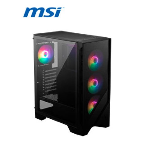 CASE MSI MAG FORGE 120A AIRFLOW, MID TOWERPUERTOS: 2 X USB 3.2 GEN 1 TYPE-A  /  