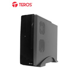 CASE TEROS TE-1039S, SLIM, 250 W, USB 3.0 / USB 2.0, AUDIO HD, DVD, NEGROPRESENT
