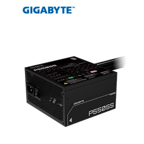 FUENTE DE ALIMENTACIÓN GIGABYTE P550SS, 550W, 80 PLUS SILVER, FORMATO ATX.