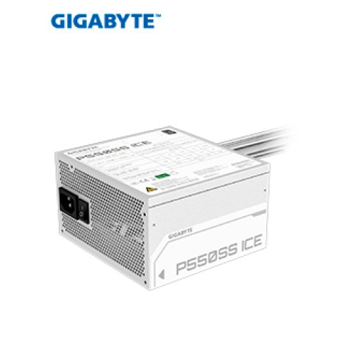 FUENTE DE ALIMENTACIÓN GIGABYTE P550SS ICE , 550W, 80 PLUS SILVER, FORMATO ATX.