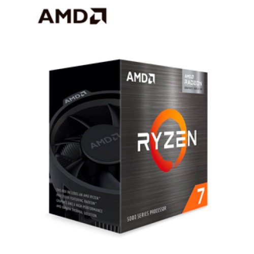 PROCESADOR AMD RYZEN 7 5700G, 3.80 / 4.60GHZ, 16MB L3, 8-CORE, AM4, 7NM, 65W.INC