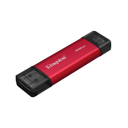 UNIDAD EN ESTADO SÓLIDO DUAL PORTATIL KINGSTON 512GB, INTERFAZ USB-A, USB-C, USB 3.2 