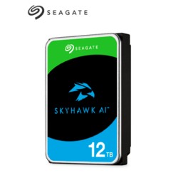 DISCO DURO SEAGATE SKYHAWK AI, ST12000VE001, 12TB, SATA 6GB/S, 256MB CACHE, 3.5