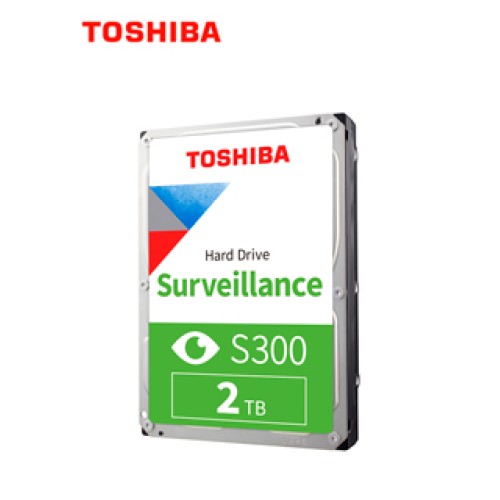 DISCO DURO TOSHIBA SURVEILLANCE S300, 2TB SATA 6.0GB/S, 5400RPM, 128MB CACHE, 3.5.