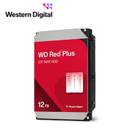DISCO DURO WESTERN DIGITAL RED PLUS NAS WD120EFGX, 12TB, SATA, 7200RPM, 3.5, CACHE 5