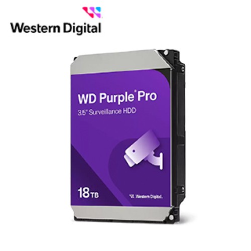 DISCO DURO WESTERN DIGITAL WD PURPLE PRO 18TB, SATA, 7200 RPM, 3.5, 512MB CACHE