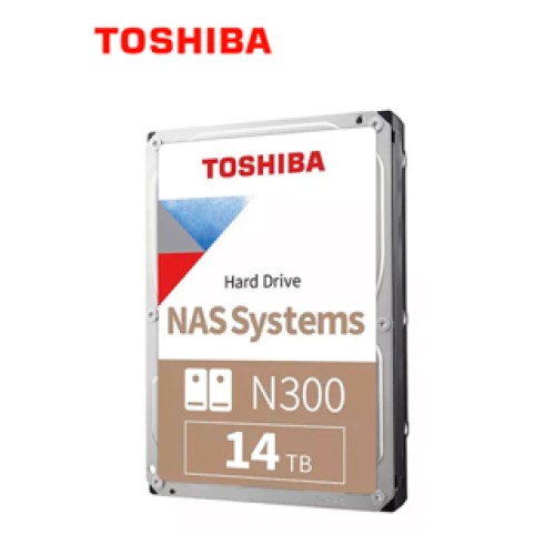 DISCO DURO TOSHIBA N300 NAS, 14TB, SATA 6.0GB/S, 7200RPM, 512MB CACHE, 3.5.