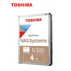 DISCO DURO TOSHIBA N300 NAS, 4TB, SATA 6.0GB/S, 7200RPM, 512MB CACHE, 3.5.