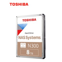 DISCO DURO TOSHIBA N300 NAS, 8TB, SATA 6.0GB/S, 7200RPM, 512MB CACHE, 3.5.