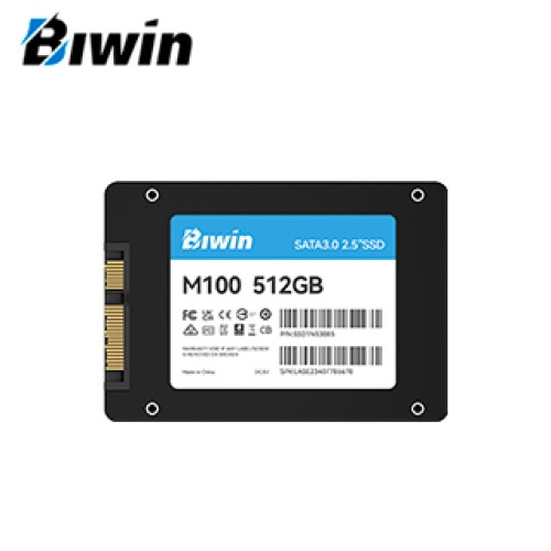 UNIDAD EN ESTADO SOLIDO BIWIN M100, 512GB, SATA 6GB/S, 2.5VELOCIDAD DE ESCRITUR