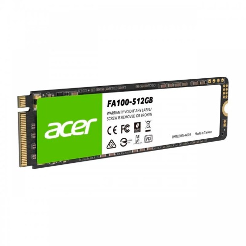 UNIDAD EN ESTADO SOLIDO (SSD) ACER FA100 M.2 PCIENVMEVELOCIDAD DE ESCRITURA 2200