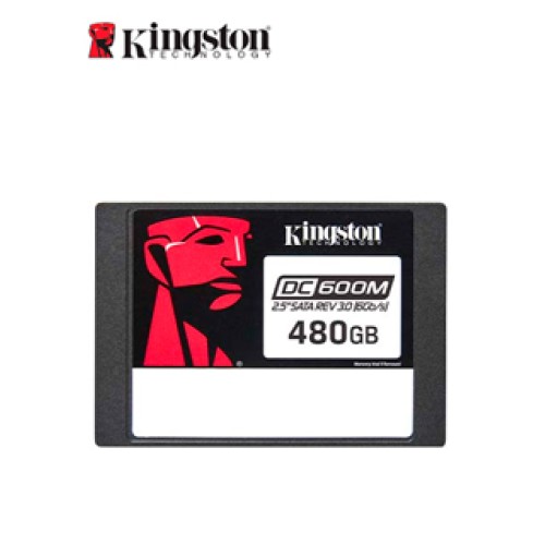UNIDAD EN ESTADO SOLIDO KINGSTON DC600M 480GB, SATA REV. 3.0 (6GB/SEG), 2.5VELO