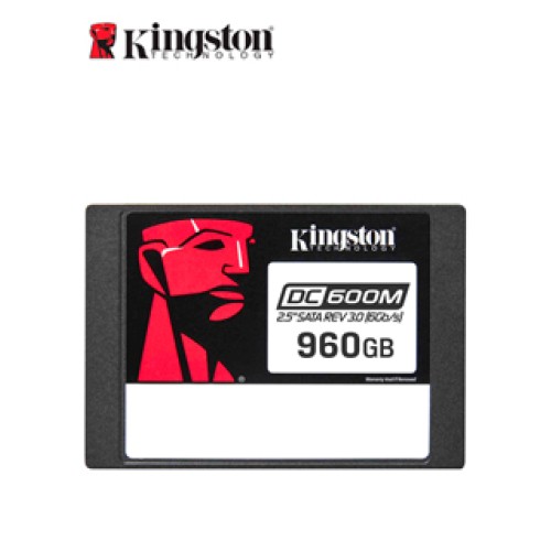 UNIDAD EN ESTADO SOLIDO KINGSTON DC600M 960GB, SATA REV. 3.0 (6GB/SEG), 2.5VELO