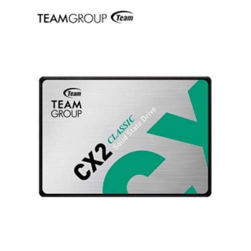 UNIDAD DE ESTADO SOLIDO TEAMGROUP CX2, 256GB, SATA 6.0 GB/S, 2.5, ECC, DC +5VVE
