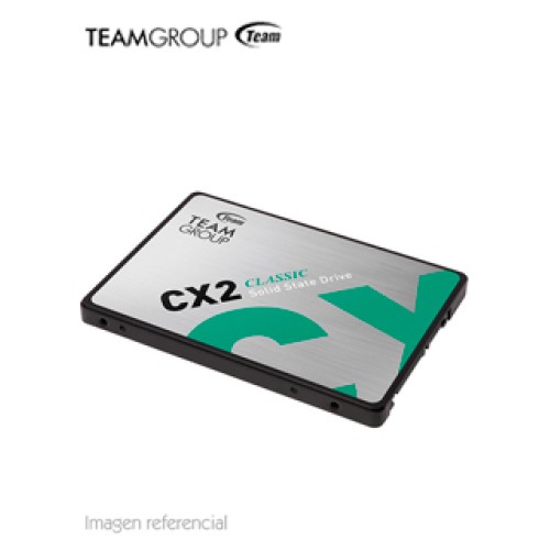 UNIDAD DE ESTADO SOLIDO TEAMGROUP CX2, 512GB, SATA 6.0 GB/S, 2.5, ECC, DC +5VVE