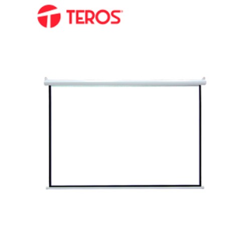 ECRAN TEROS TE-9062W, 1.92 X 1.92 MTS, 1:1, 107 BLANCO MATEMEJORA TUS PRESENTAC