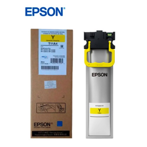 BOLSA DE TINTA EPSON T11A420-AL COLOR AMARILLA.COMPATIBLE CON WORKFORCE PRO WF-C
