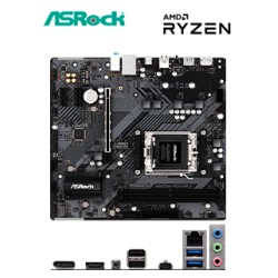 MOTHERBOARD ASROCK A620M-HDV/M.2, CHIPSET AMD A620, SOCKET AMD AM5, MATXSOPORTA MOTHERBOARD ASROCK A620M-HDV/M.2, CHIPSET AMD A620, SOCKET AMD AM5, MATXSOPORTA