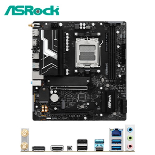 MOTHERBOARD ASROCK B850M-X WIFI R2.0, CHIPSET AMDB850, SOCKET AMD AM5, MATXSOPOR