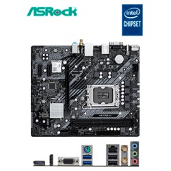 MOTHERBOARD ASROCK H610M/AC, CHIPSET INTEL H610, LGA1700, MATXSOPORTA PROCESADOR