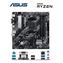 MOTHERBOARD ASUS PRIME A520M-A II/CSM, CHIPSET AMD A520, SOCKET AMD AM4, MATXSOP