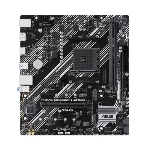 MOTHERBOARD ASUS PRIME B550M-K ARGB, CHIPSET AMD B550, SOCKET AMD AM4, MATXSOPOR