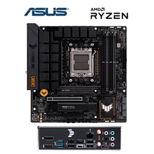 MOTHERBOARD ASUS TUF GAMING B650M-PLUS WIFI, CHIPSET AMD B650, AMD SOCKET AM5, MATX