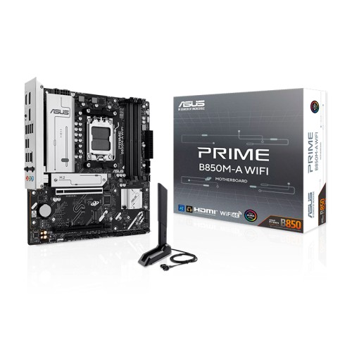 MOTHERBOARD ASUS PRIME B850M-A WIFI, CHIPSET AMD B850, SOCKET AMD AM5, MATXSOPOR