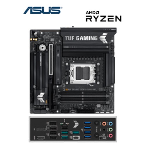 MOTHERBOARD ASUS TUF GAMING B850M-PLUS WIFI, CHIPSET AMD B850, SOCKET AMD AM5, MATX