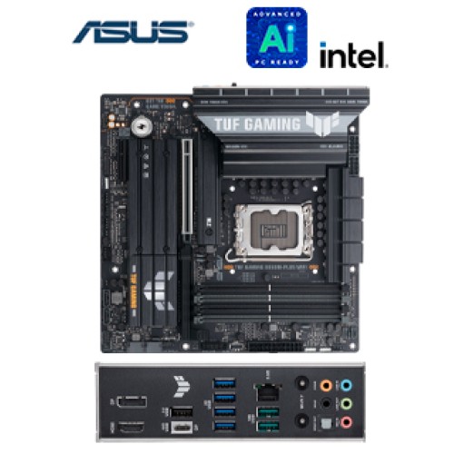 MOTHERBOARD ASUS TUF GAMING B860M-PLUS WIFI, CHIPSET INTEL B860, LGA 1851, HDMI, DP, 