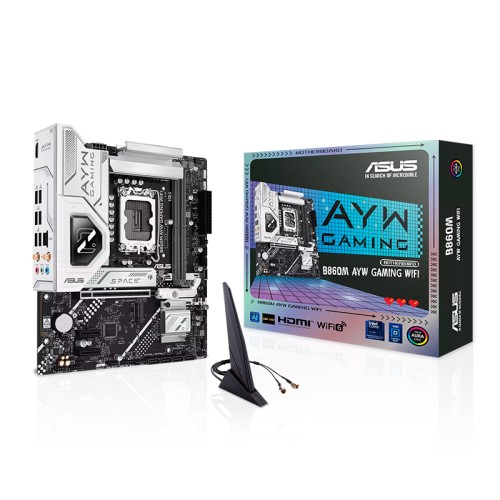 MOTHERBOARD ASUS B860M AYW GAMING WIFI, CHIPSET INTEL B860, LGA 1851, HDMI, MATX