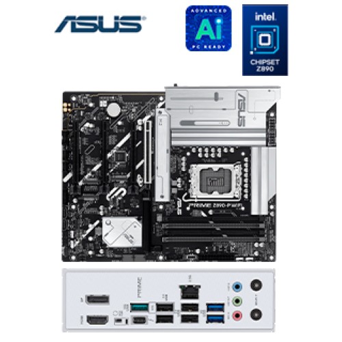 MOTHERBOARD ASUS PRIME Z890-P WIFI, CHIPSET INTELZ890, LGA 1851, HDMI, DP, ATXSO