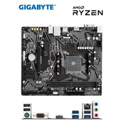 MOTHERBOARD GIGABYTE A520M K V2 (REV. 1.0) CHIPSET AMD A520, SOCKET AM4, MICRO ATX