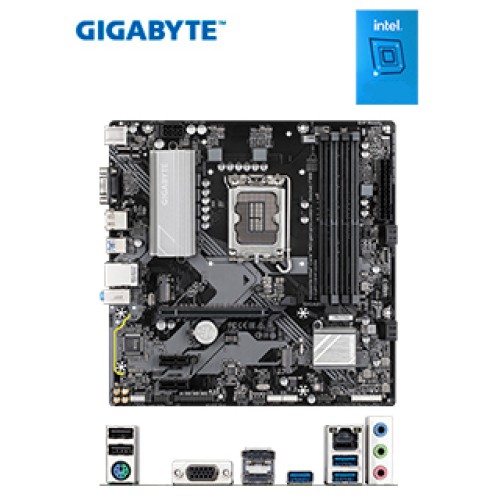 MOTHERBOARD GIGABYTE B760M D3HP DDR4, CHIPSET INTEL B760, LGA1700, MATXSOPORTA P