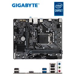 MOTHERBOARD GIGABYTE B760M GAMING PLUS WIFI DDR4,CHIPSET INTEL B760, LGA1700, MATX