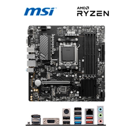 MOTHERBOARD MSI PRO B650M-P, CHIPSET AMD B650, SOCKET AMD AM5, MATXSOPORTA PROCE