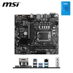 MOTHERBOARD MSI PRO B760M-G DDR4, CHIPSET INTEL B760, LGA1700, HDMI, DP, VGA, MATX