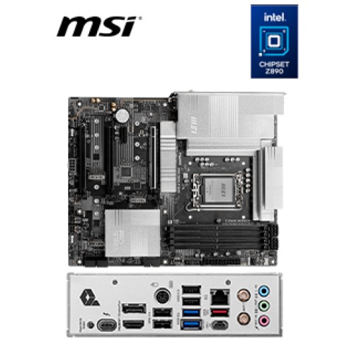 MOTHERBOARD MSI PRO Z890-P WIFI, CHIPSET INTEL Z890, LGA 1851, HDMI, DP, ATXSOPO