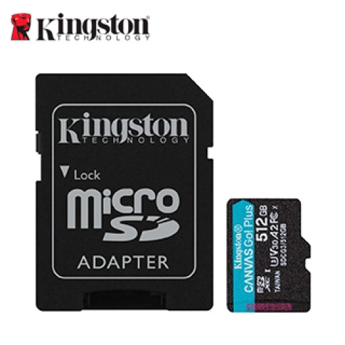 TARJETA DE MEMORIA KINGSTON MICRO SD 512GB CANVASGO! PLUSLLEVA TU CONTENIDO AL S
