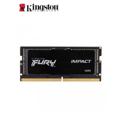 MEMORIA SO-DIMM KINGSTON FURY IMPACT 16GB DDR5-4800MT/S, PC5-38400, CL38, 1.1V, 262-P