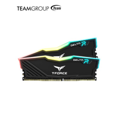 MEMORIA TEAMGROUP T-FORCE DELTA RGB 16GB (2 X 8GB) DDR4-3600MHZ, CL18, 1.35V, RGB, NE