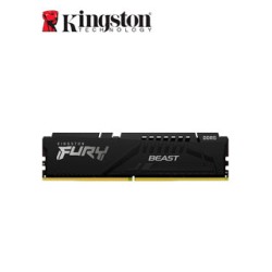 MEMORIA KINGSTON FURY BEAST 16GB, DDR5-5200MHZ, PC5-41600, CL40, 1.25V, 288-PINES, XM